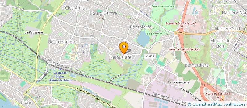 localisation de l'entreprise MADAME LAURA LE TALHOUIDEC  SAINT-HERBLAIN