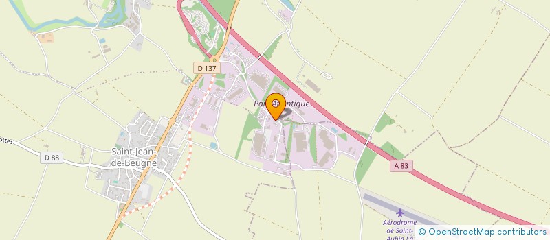 localisation de l'entreprise MADAME LAURA LE VAILLANT  SAINTE-HERMINE