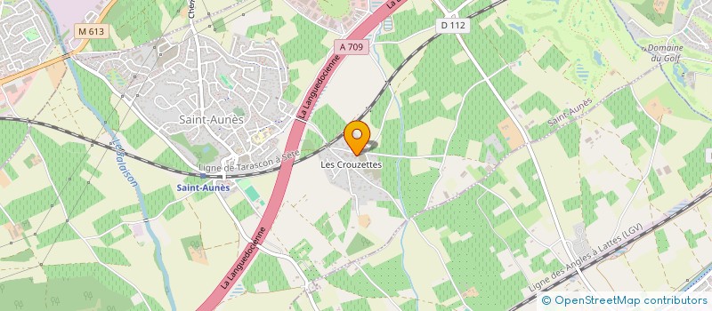 localisation de l'entreprise MADAME LAURA LEBEGUE à SAINT-AUNES