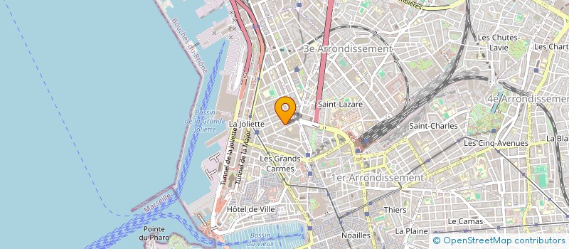 localisation de l'entreprise MADAME LAURA LEBLANC à MARSEILLE