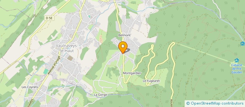 localisation de l'entreprise MADAME LAURA LEBRET  GRESSE-EN-VERCORS