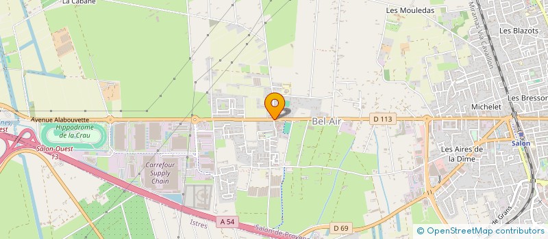 localisation de l'entreprise MADAME LAURA LEBRETON  SALON-DE-PROVENCE