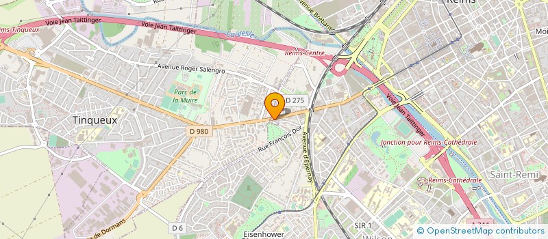 localisation de l'entreprise MADAME LAURA LEBRUN  REIMS