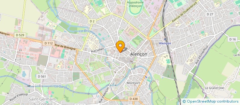 localisation de l'entreprise MADAME LAURA LEBRUN à ALENCON