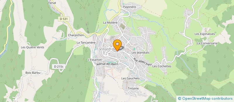 localisation de l'entreprise MADAME LAURA LECLERC à VILLARD-DE-LANS