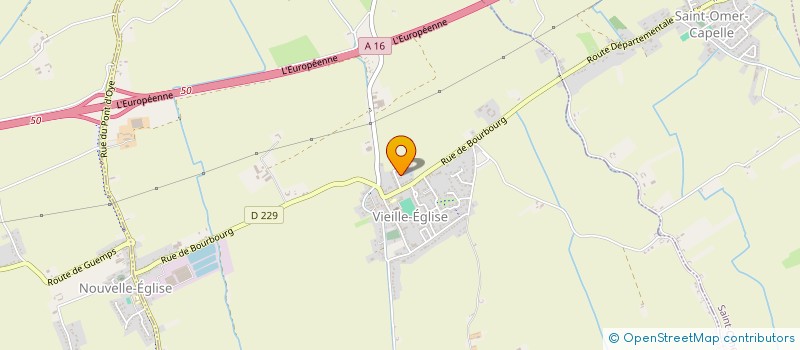 localisation de l'entreprise MADAME LAURA LECRAS  VIEILLE-EGLISE