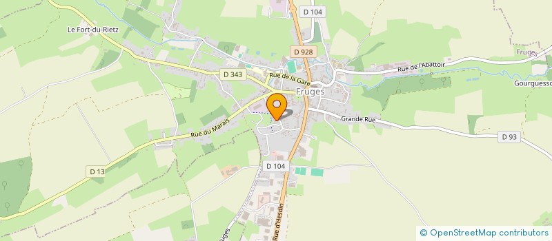 localisation de l'entreprise MADAME LAURA LEDOUX  FRUGES