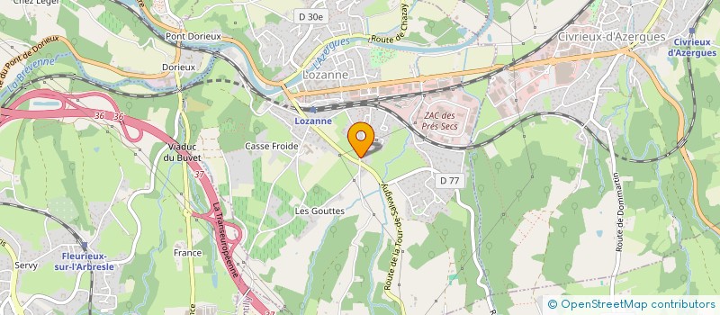 localisation de l'entreprise MADAME LAURA LEDUBY  LOZANNE