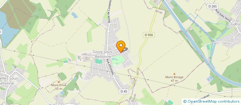 localisation de l'entreprise MADAME LAURA LEFAIT  GOUY-SOUS-BELLONNE