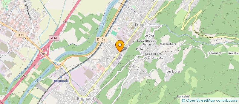 localisation de l'entreprise MADAME LAURA LEFEBVRE  FROGES