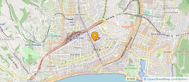localisation de l'entreprise MADAME LAURA LEFEVRE à NICE