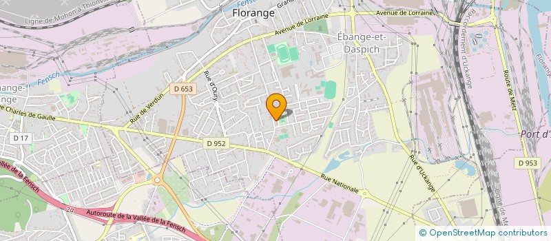localisation de l'entreprise MADAME LAURA LEFORT à FLORANGE