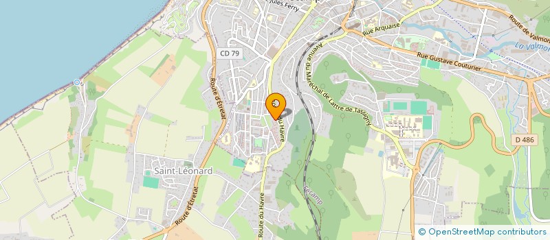 localisation de l'entreprise MADAME LAURA LEGEMBRE  FECAMP