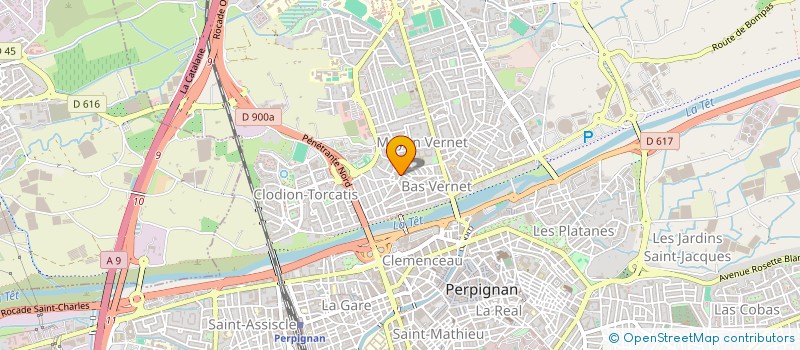 localisation de l'entreprise MADAME LAURA LEGROS  PERPIGNAN