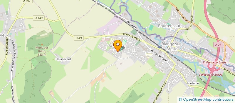 localisation de l'entreprise MADAME LAURA LEJEUNE à BLANGY-SUR-BRESLE