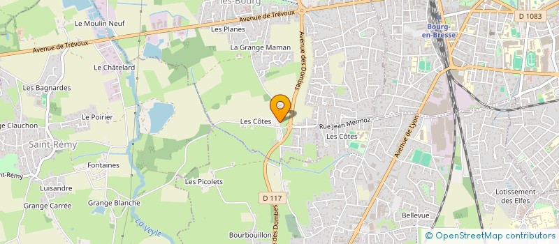 localisation de l'entreprise MADAME LAURA LEMAHIEU  SAINT-DENIS-LES-BOURG