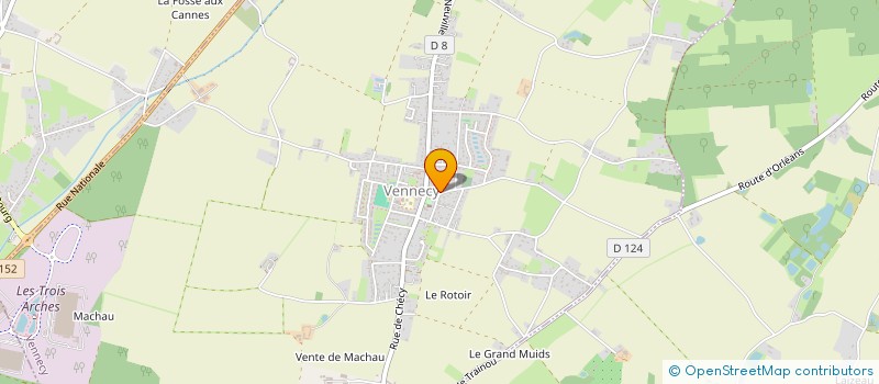 localisation de l'entreprise MADAME LAURA LENGLET  VENNECY