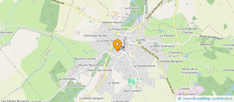 localisation de l'entreprise MADAME LAURA LEQUIVARD à LORRIS