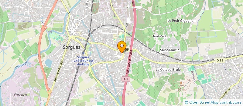 localisation de l'entreprise MADAME LAURA LESENS  SORGUES