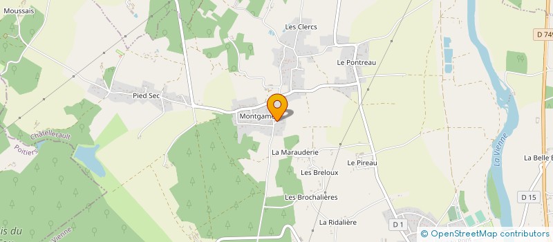 localisation de l'entreprise MADAME LAURA LESSENE à VOUNEUIL-SUR-VIENNE