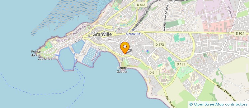 localisation de l'entreprise MADAME LAURA LETELLIER  GRANVILLE