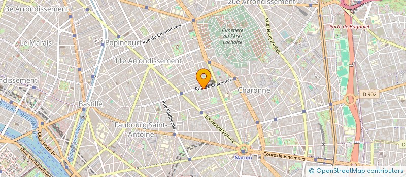 localisation de l'entreprise MADAME LAURA LETTERON  PARIS