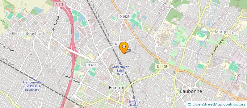 localisation de l'entreprise MADAME LAURA-LILIANA CSEPREGI  ERMONT