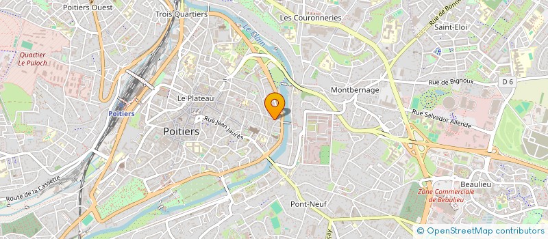 localisation de l'entreprise MADAME LAURA LINGURAR  POITIERS