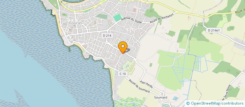 localisation de l'entreprise MADAME LAURA LISA SANDRA COUCHY  FOURAS