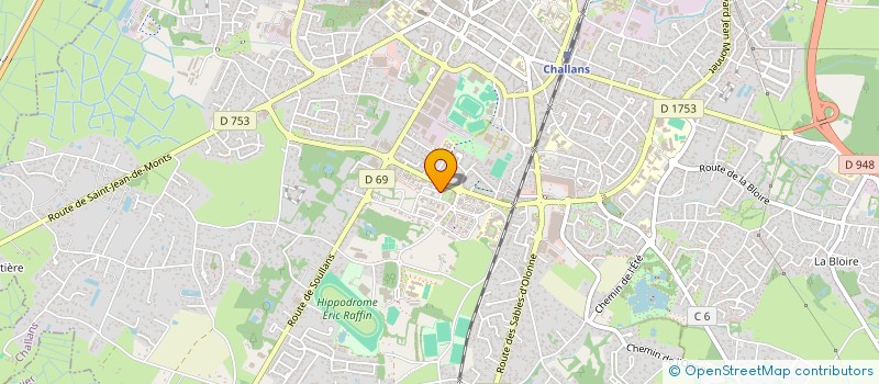 localisation de l'entreprise MADAME LAURA LOISEAU à CHALLANS