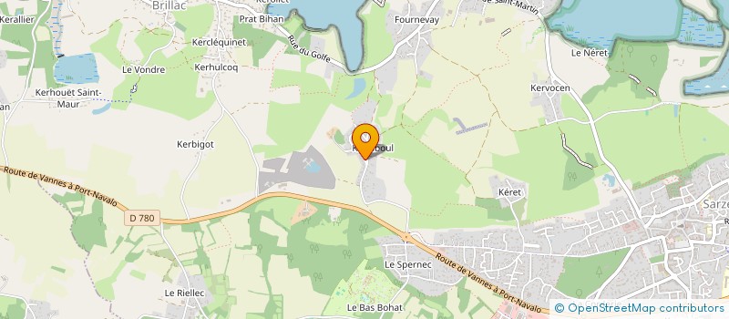 localisation de l'entreprise MADAME LAURA LOPEZ  SARZEAU