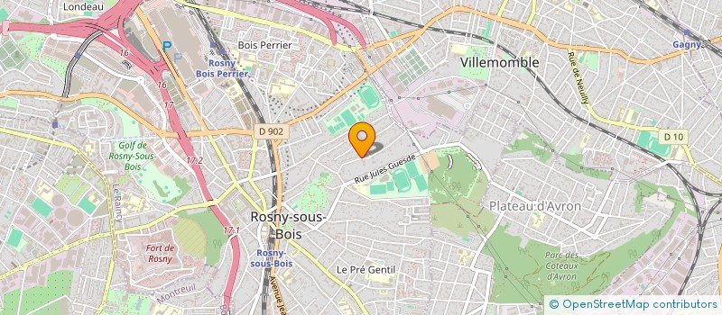 localisation de l'entreprise MADAME LAURA LORION à ROSNY-SOUS-BOIS