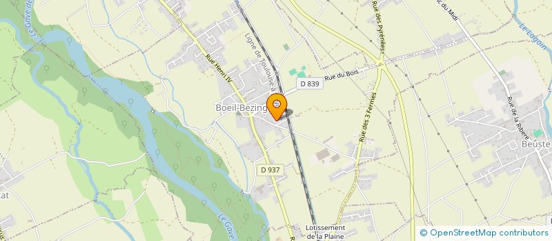 localisation de l'entreprise MADAME LAURA-LOU LE CORRE  BOEIL-BEZING