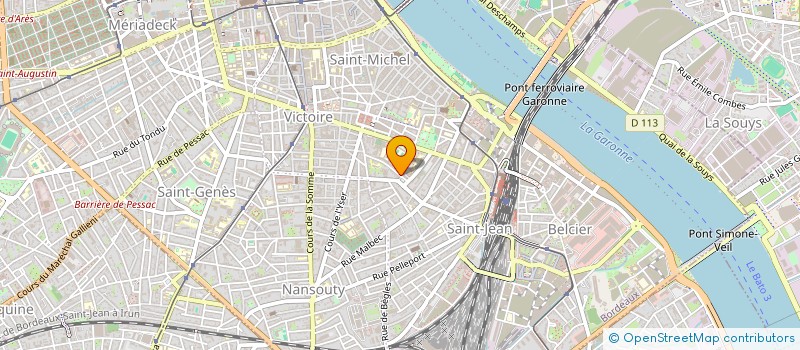 localisation de l'entreprise MADAME LAURA LOUIS-JEAN  BORDEAUX