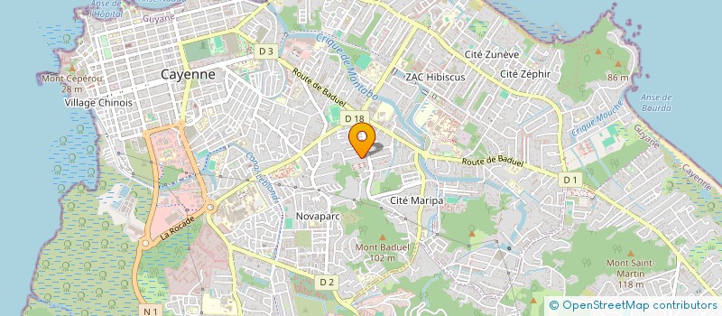 localisation de l'entreprise MADAME LAURA LOUIS-JOSEPH  CAYENNE