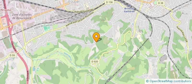 localisation de l'entreprise MADAME LAURA LOUSTALOT ULMANN  BRIVE-LA-GAILLARDE