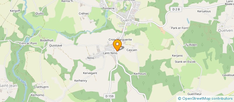 localisation de l'entreprise MADAME LAURA LUCAS  PLUMELIAU-BIEUZY