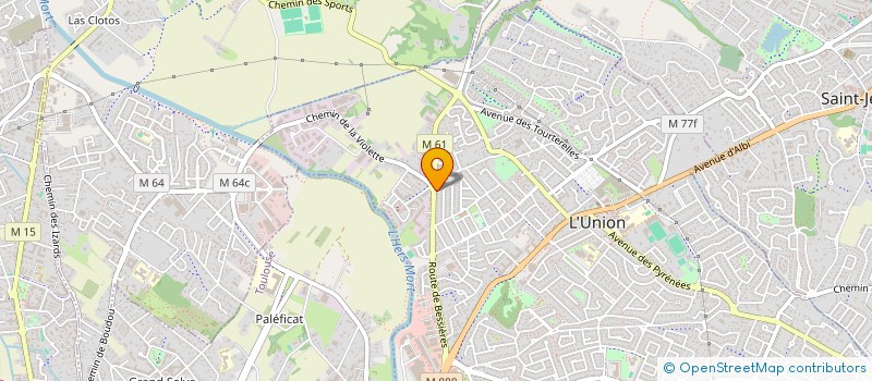 localisation de l'entreprise MADAME LAURA LUCON  L'UNION