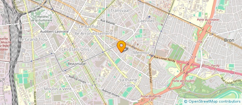 localisation de l'entreprise MADAME LAURA LUGRIS à LYON