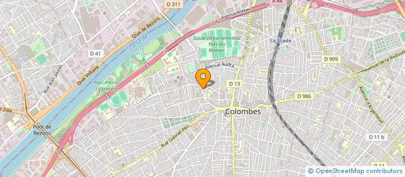 localisation de l'entreprise MADAME LAURA LUPES à COLOMBES