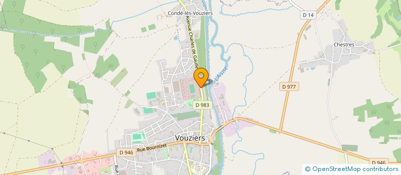 localisation de l'entreprise MADAME LAURA MAIGROT à VOUZIERS