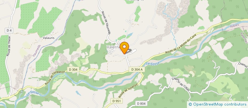 localisation de l'entreprise MADAME LAURA MAILLARD  VALERNES