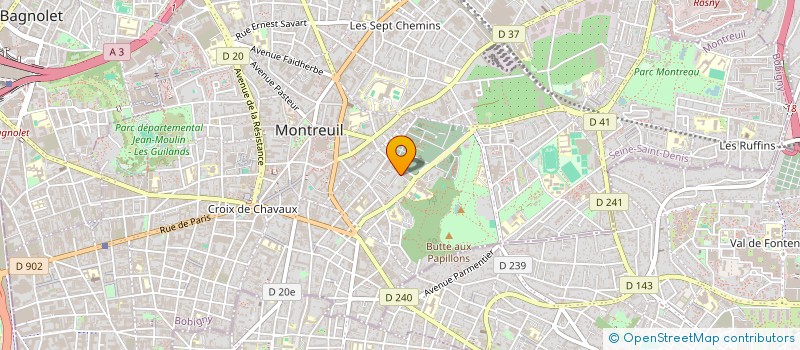 localisation de l'entreprise MADAME LAURA MAILLART à MONTREUIL