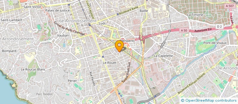 localisation de l'entreprise MADAME LAURA MAIROT  MARSEILLE