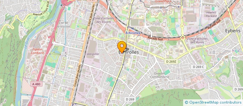 localisation de l'entreprise MADAME LAURA MAITRE  ECHIROLLES