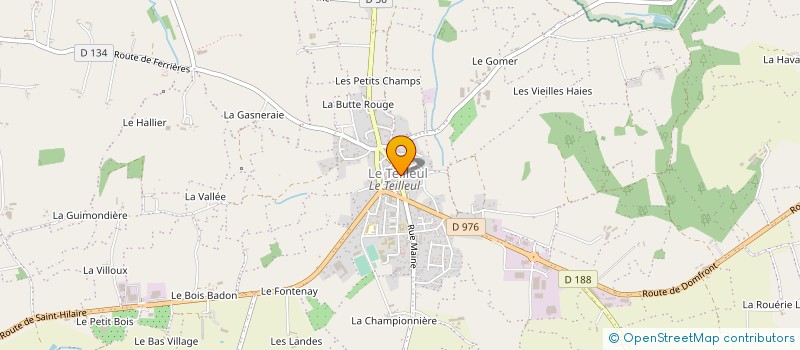 localisation de l'entreprise MADAME LAURA MAIZERAY  LE TEILLEUL