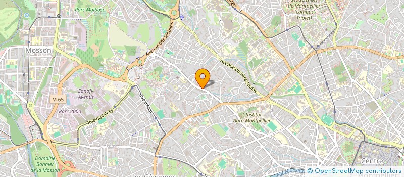 localisation de l'entreprise MADAME LAURA MAKROUM à MONTPELLIER