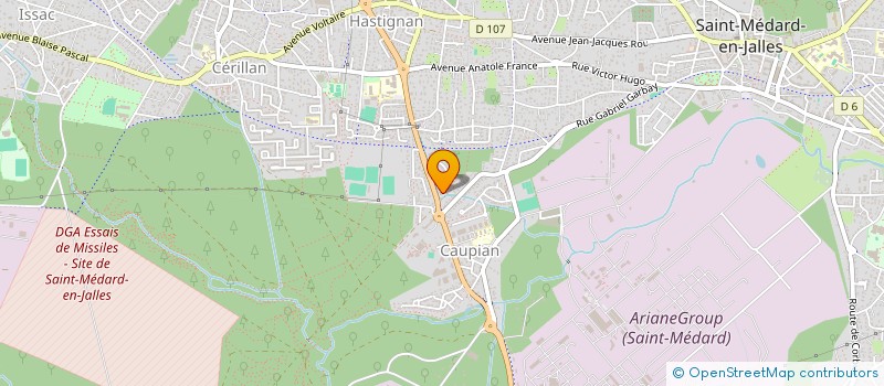 localisation de l'entreprise MADAME LAURA MALET  SAINT-MEDARD-EN-JALLES