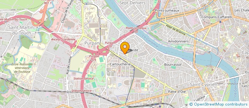 localisation de l'entreprise MADAME LAURA MALMAISON  TOULOUSE