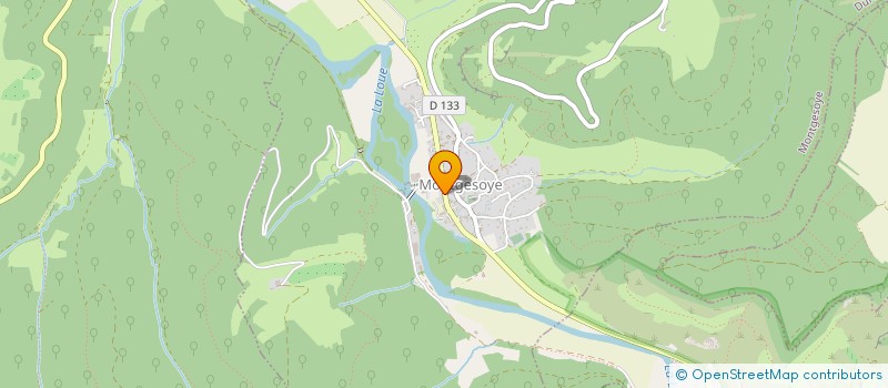 localisation de l'entreprise MADAME LAURA MANGENOT  MONTGESOYE